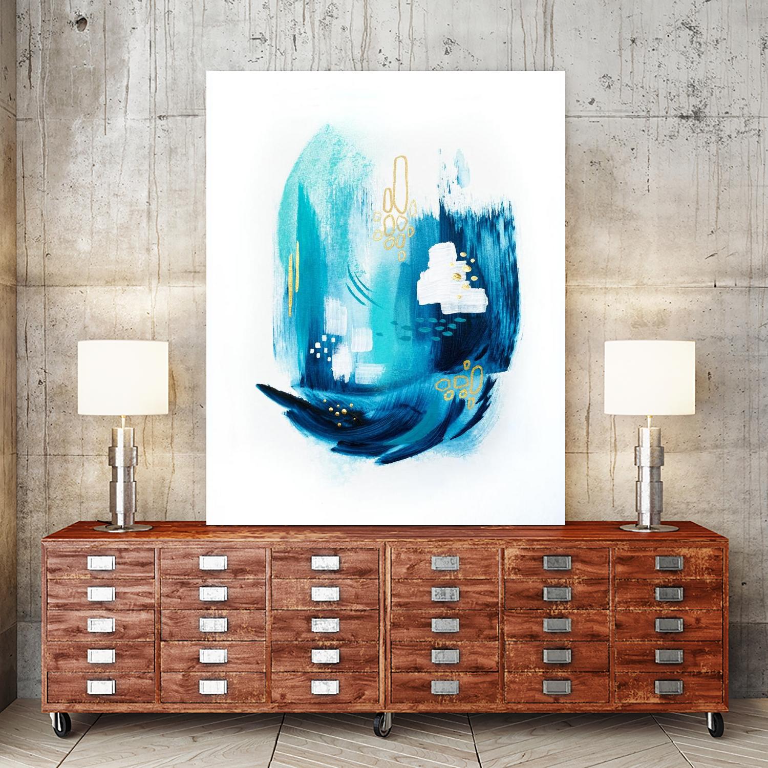 Volcano Sparkle by Alyson Mccrink on GIANT ART - gold abstract eau