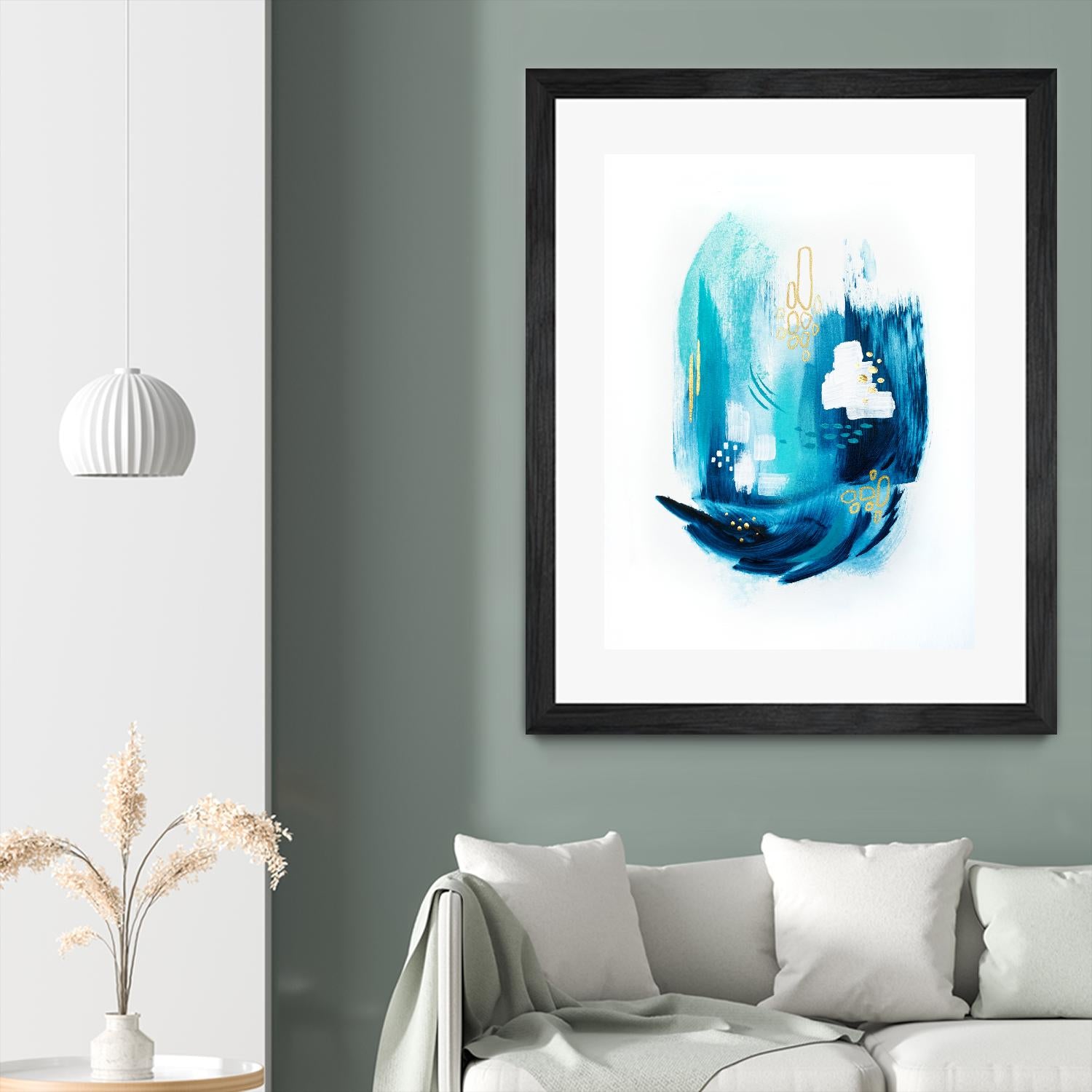 Volcano Sparkle by Alyson Mccrink on GIANT ART - gold abstract eau