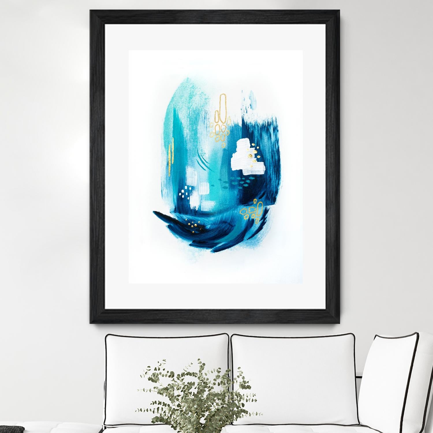 Volcano Sparkle by Alyson Mccrink on GIANT ART - gold abstract eau