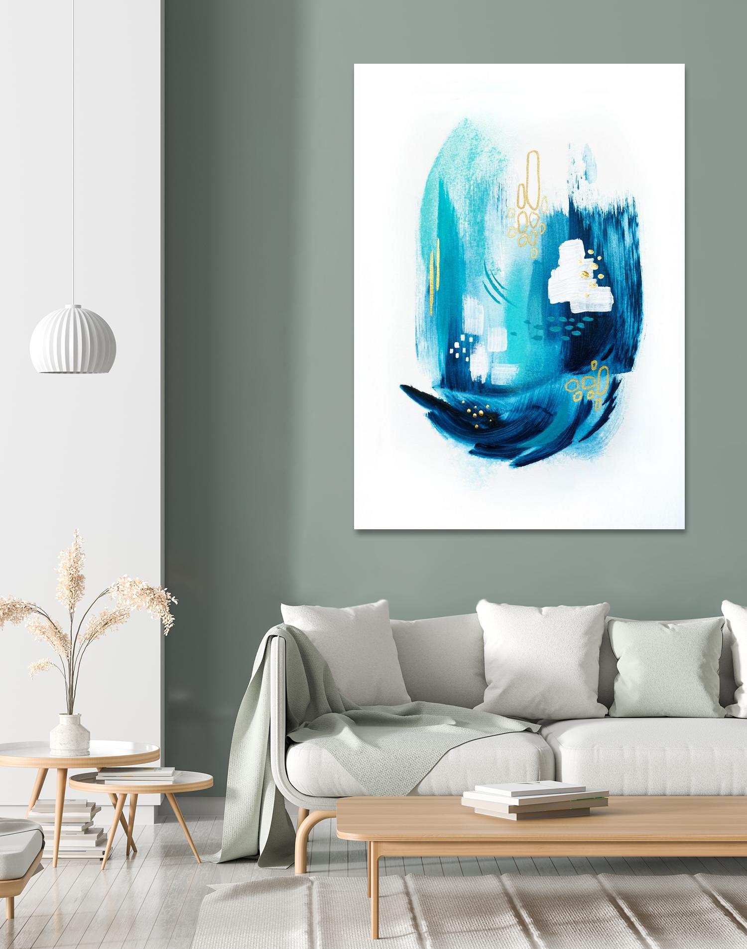 Volcano Sparkle by Alyson Mccrink on GIANT ART - gold abstract eau