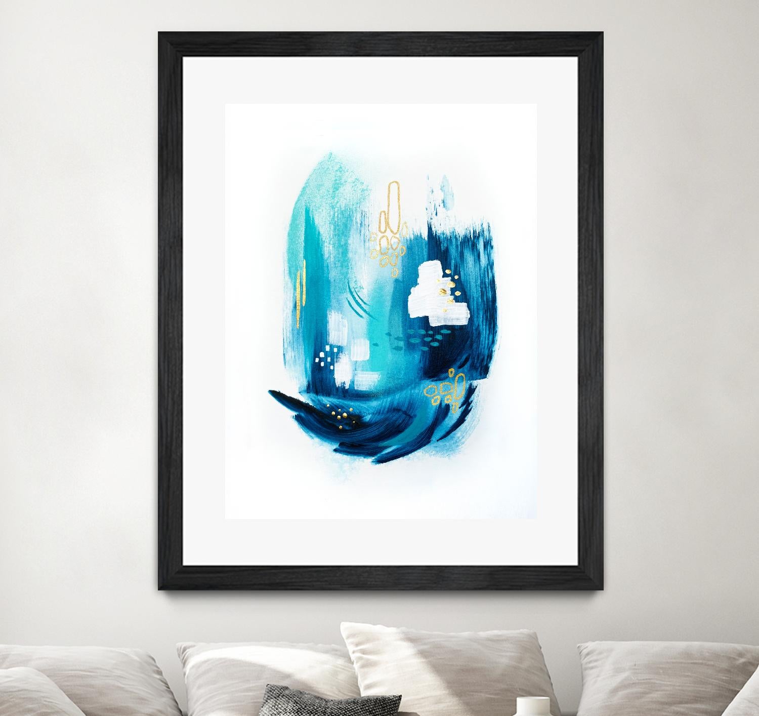 Volcano Sparkle by Alyson Mccrink on GIANT ART - gold abstract eau