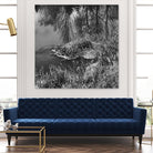 First Frost II by Jean-François Dupuis on GIANT ART - white black & white reflection