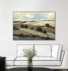 Serene Landscape 1 by Jacques Clement on GIANT ART - beige landscape champs