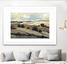 Serene Landscape 1 by Jacques Clement on GIANT ART - beige landscape champs