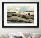 Serene Landscape 1 by Jacques Clement on GIANT ART - beige landscape champs