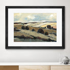 Serene Landscape 1 by Jacques Clement on GIANT ART - beige landscape champs