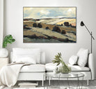 Serene Landscape 1 by Jacques Clement on GIANT ART - beige landscape champs