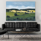 Serene Landscape 2 by Jacques Clement on GIANT ART - green landscape