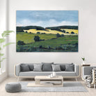 Serene Landscape 2 by Jacques Clement on GIANT ART - green landscape