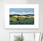 Serene Landscape 2 by Jacques Clement on GIANT ART - green landscape