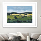 Serene Landscape 2 by Jacques Clement on GIANT ART - green landscape