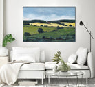 Serene Landscape 2 by Jacques Clement on GIANT ART - green landscape