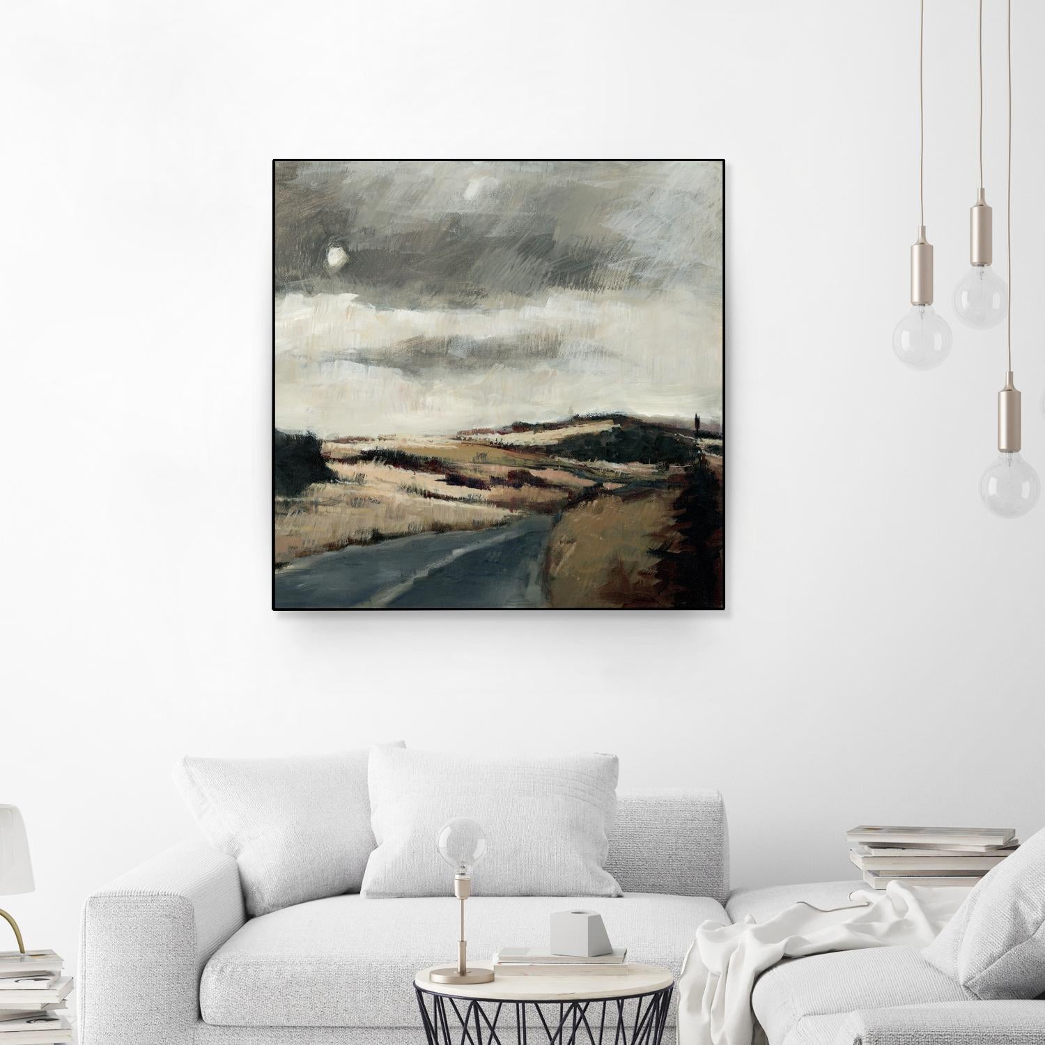 Serene Landscape 3 by Jacques Clement on GIANT ART - beige landscape path