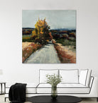 Serene Landscape 4 by Jacques Clement on GIANT ART - orange landscape path