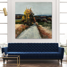 Serene Landscape 4 by Jacques Clement on GIANT ART - orange landscape path