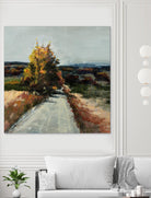 Serene Landscape 4 by Jacques Clement on GIANT ART - orange landscape path