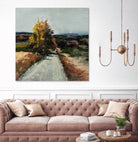 Serene Landscape 4 by Jacques Clement on GIANT ART - orange landscape path