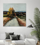 Serene Landscape 4 by Jacques Clement on GIANT ART - orange landscape path