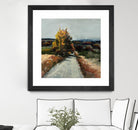 Serene Landscape 4 by Jacques Clement on GIANT ART - orange landscape path