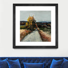 Serene Landscape 4 by Jacques Clement on GIANT ART - orange landscape path