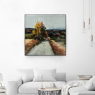 Serene Landscape 4 by Jacques Clement on GIANT ART - orange landscape path