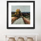 Serene Landscape 4 by Jacques Clement on GIANT ART - orange landscape path