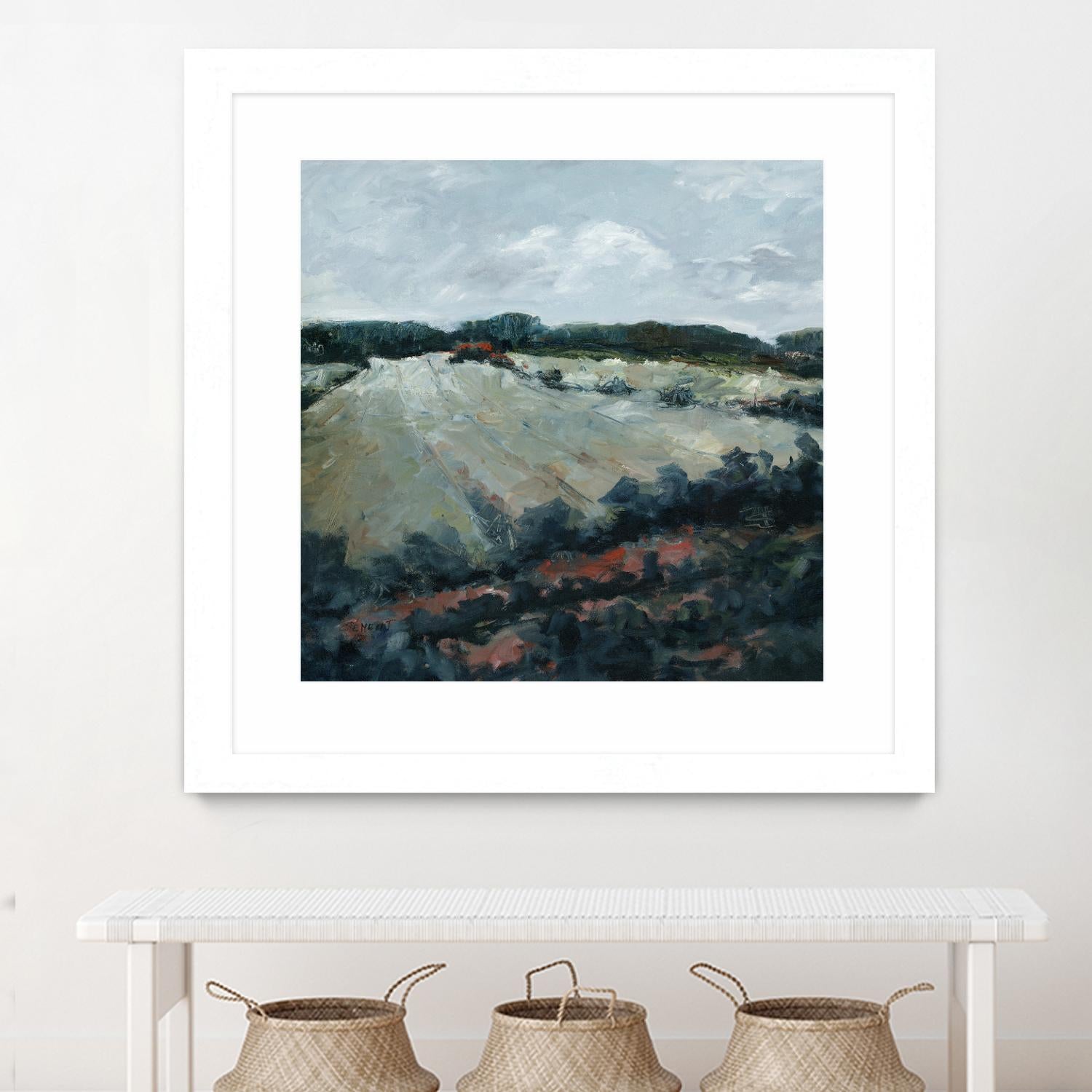 Serene Landscape 5 by Jacques Clement on GIANT ART - green landscape