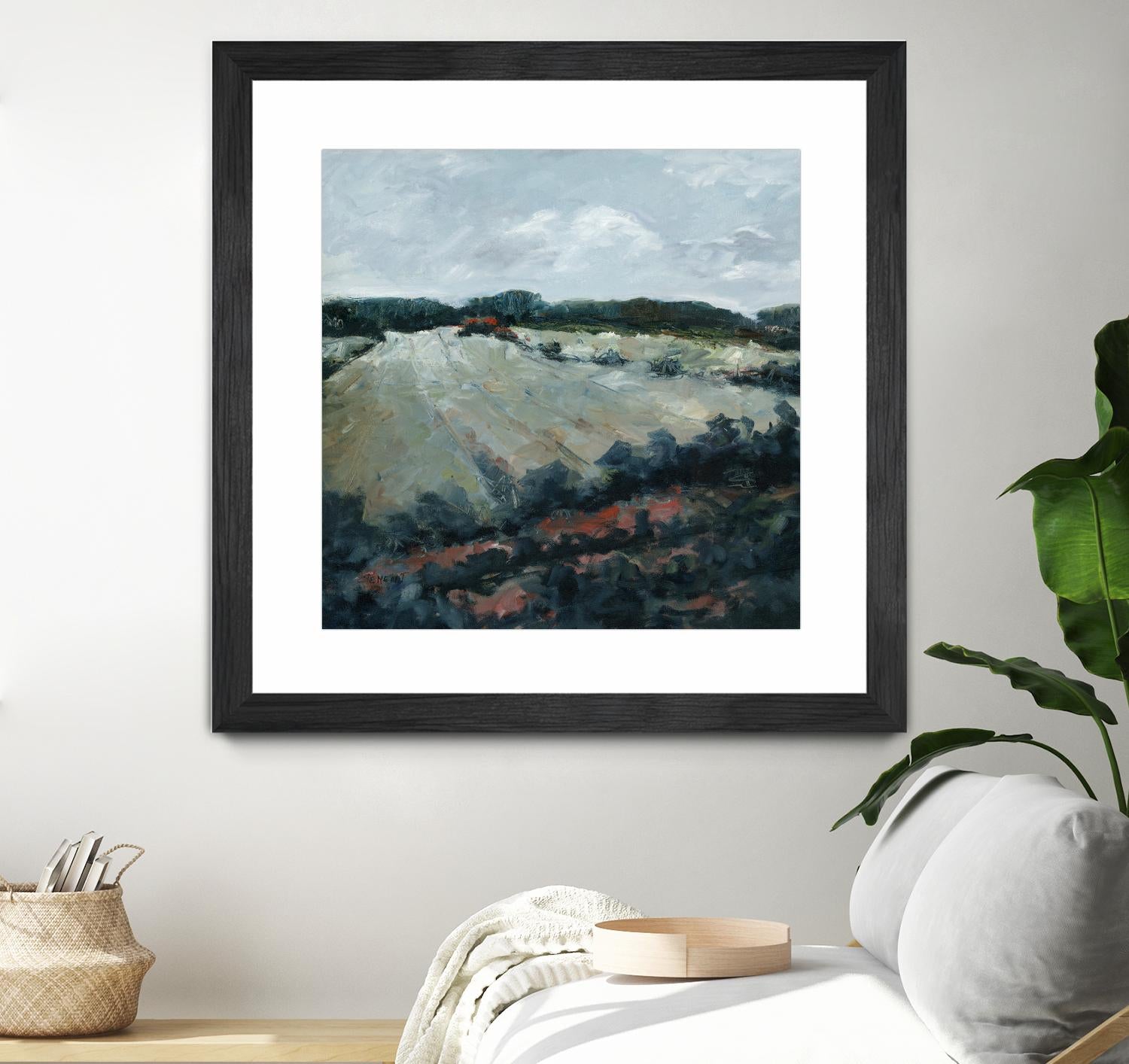 Serene Landscape 5 by Jacques Clement on GIANT ART - green landscape