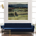 Serene Landscape 6 by Jacques Clement on GIANT ART - blue landscape