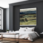 Serene Landscape 6 by Jacques Clement on GIANT ART - blue landscape