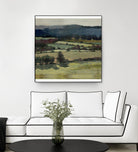 Serene Landscape 6 by Jacques Clement on GIANT ART - blue landscape