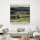 Serene Landscape 6 by Jacques Clement on GIANT ART - blue landscape