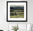 Serene Landscape 6 by Jacques Clement on GIANT ART - blue landscape