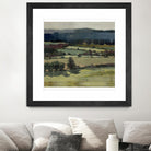 Serene Landscape 6 by Jacques Clement on GIANT ART - blue landscape