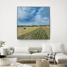 Serene Landscape 7 by Jacques Clement on GIANT ART - beige landscape cultivated