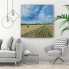 Serene Landscape 7 by Jacques Clement on GIANT ART - beige landscape cultivated