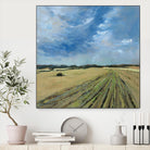 Serene Landscape 7 by Jacques Clement on GIANT ART - beige landscape cultivated