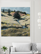 Serene Landscape 8 by Jacques Clement on GIANT ART - beige landscape hill
