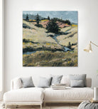 Serene Landscape 8 by Jacques Clement on GIANT ART - beige landscape hill
