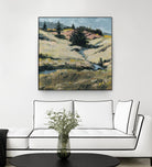 Serene Landscape 8 by Jacques Clement on GIANT ART - beige landscape hill