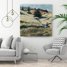 Serene Landscape 8 by Jacques Clement on GIANT ART - beige landscape vallons