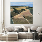 Serene Landscape 9 by Jacques Clement on GIANT ART - pink landscape champs