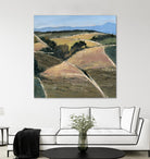 Serene Landscape 9 by Jacques Clement on GIANT ART - pink landscape champs