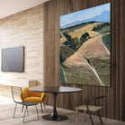 Serene Landscape 9 by Jacques Clement on GIANT ART - pink landscape champs