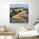 Serene Landscape 9 by Jacques Clement on GIANT ART - pink landscape champs