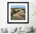 Serene Landscape 9 by Jacques Clement on GIANT ART - pink landscape champs