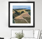 Serene Landscape 9 by Jacques Clement on GIANT ART - pink landscape champs