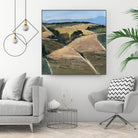 Serene Landscape 9 by Jacques Clement on GIANT ART - pink landscape champs