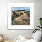 Serene Landscape 9 by Jacques Clement on GIANT ART - pink landscape champs