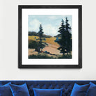 Trees 1 by Jacques Clement on GIANT ART - gold landscape sapins